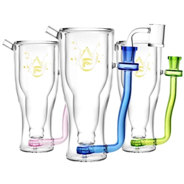 Pulsar Drinkable Beer Mug Dab Rig | Color Vary | BluntPark.com