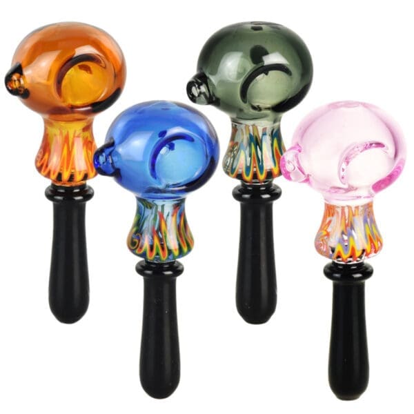 Pulsar Woozy Wig Wag Hand Pipe | 4.5" | Colors Vary | BluntPark.com