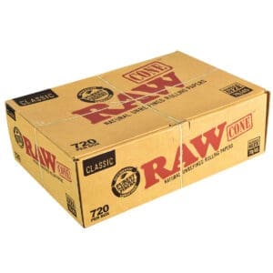 RAW Classic Single Size Bulk Cones | 70/45 | 720 Pieces | BluntPark.com