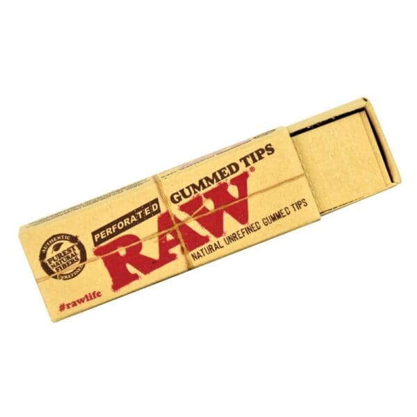 RAW Natural Perforated Gummed Tips | BluntPark.com