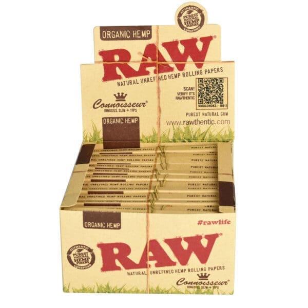 RAW Organic Connoisseur Rolling Papers | Kingsize - Image 3