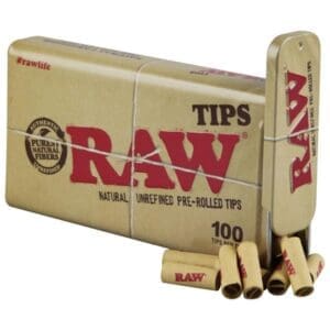 RAW Pre-Rolled Tips Tin | BluntPark.com