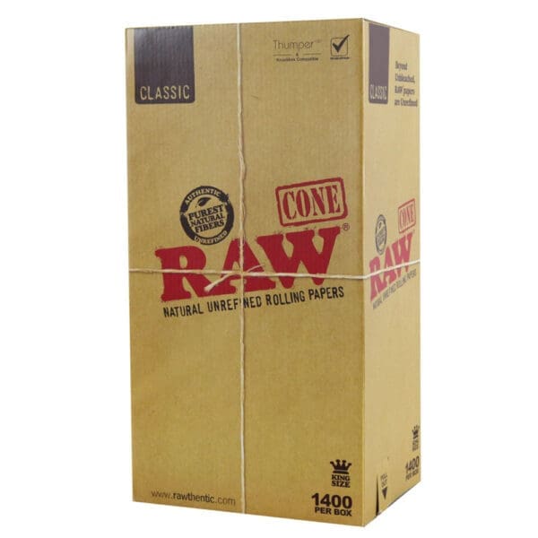 RAW Classic Cones | Kingsize | 1400pc Bulk Box | BluntPark.com