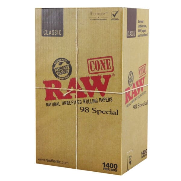 RAW Classic 98 Special Cones | 1400 Piece Box | BluntPark.com