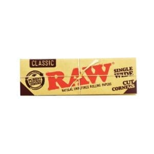 RAW Cut Corners Rolling Papers | Single Wide | BluntPark.com