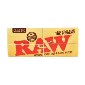 RAW Supreme Natural Rolling Papers | Kingsize | BluntPark.com