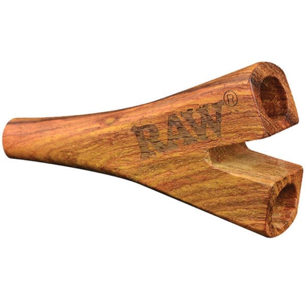 RAW Double Barrel Wooden Cig Holder | Supernatural | BluntPark.com
