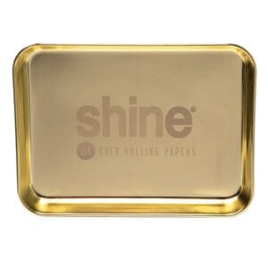 Shine Gold Rolling Tray | BluntPark.com