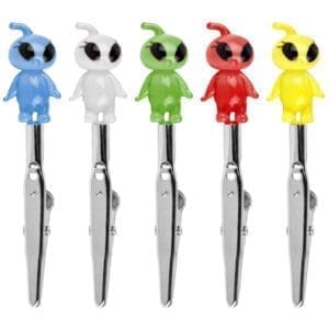 Cute Femme Alien Glass Roach Clip | BluntPark.com