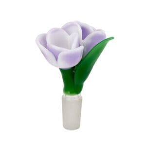 Lavender Tulip Bong Bowl | 14mm Male | BluntPark.com