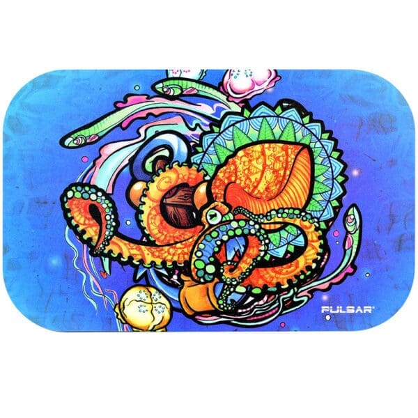 Pulsar Magnetic Tray Lid | Psychedelic Octopus | BluntPark.com