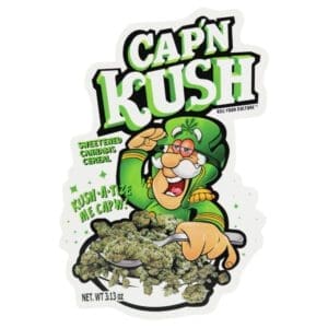 Cap N Kush Sticker | BluntPark.com