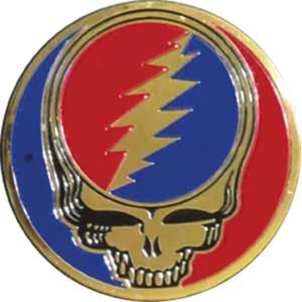 Grateful Dead Steal Your Face Metallic Sticker | BluntPark.com