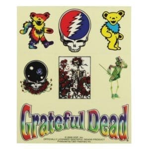 Grateful Dead Assorted 7pc Sticker Sheet | BluntPark.com