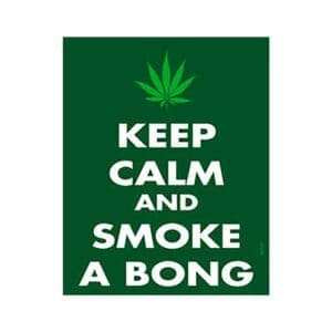 Keep Calm and Smoke Sticker | BluntPark.com