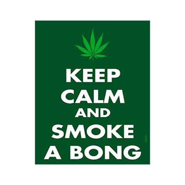 Keep Calm and Smoke Sticker | BluntPark.com