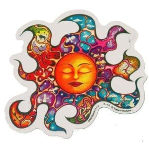 Dan Morris Sleeping Sun Sticker | BluntPark.com