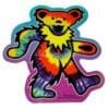Bear Shape Grateful Dead Tie-Dye Bear Sticker | BluntPark.com
