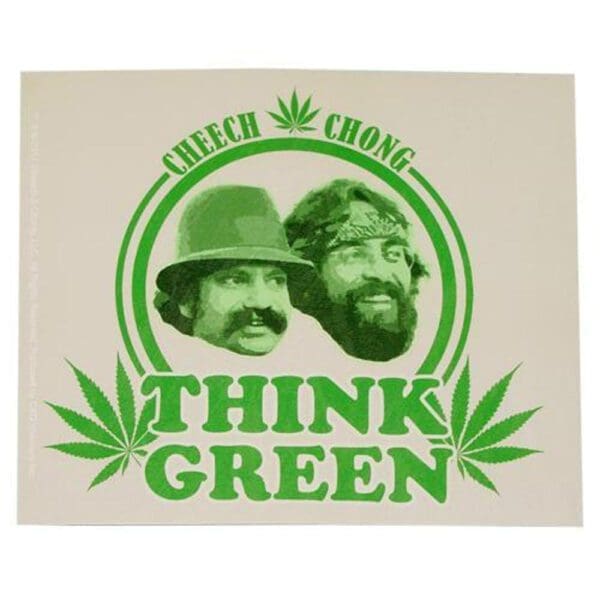 Cheech & Chong Sticker | Think Green | BluntPark.com