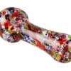 Splatter Frit Glass Hand Pipe | 4.5" | BluntPark.com