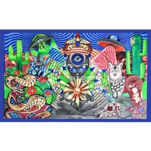 Pulsar Psychedelic Desert Tapestry | BluntPark.com