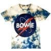 David Bowie Space Logo Tie-Dye T-Shirt | BluntPark.com
