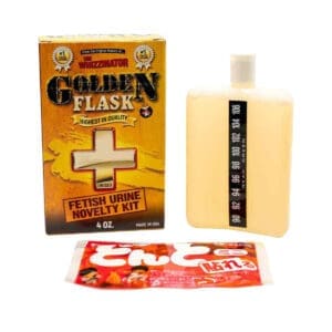 The Whizzinator Golden Flask Fetish Urine | 4oz | BluntPark.com