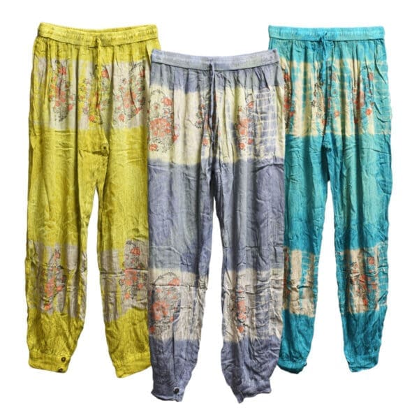 Tie Dye Flower Harem Pants | 40"/Colors Vary | BluntPark.com