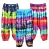 Tie Dye Striped Harem Pants | 37"/Colors Vary | BluntPark.com