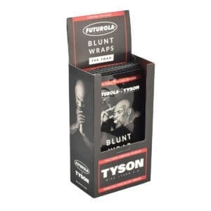 Futurola x Tyson 2.0 Terp Infused Blunt Wrap | 25pc Display | Full Box | BluntPark.com