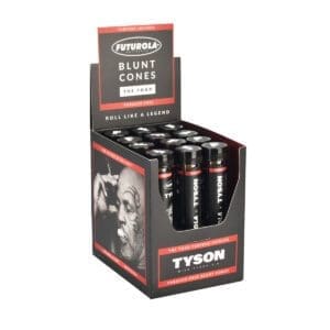 Futurola x Tyson 2.0 Terp Infused Pre Rolled Cone | 12pc Display | Full Box | BluntPark.com