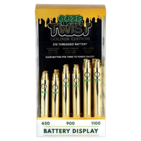 Ooze Twist Variable Voltage Battery | 24pc Display - Image 3