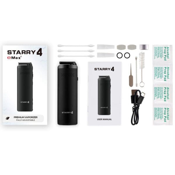 XVape XMAX Starry 4.0 Dry Herb Vaporizer - 2550mAh / Black - Image 3