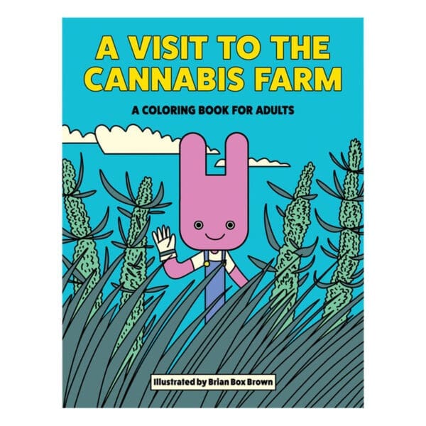 Wood Rocket A Visit To The Hemp Farm Adult Coloring Book | BluntPark.com