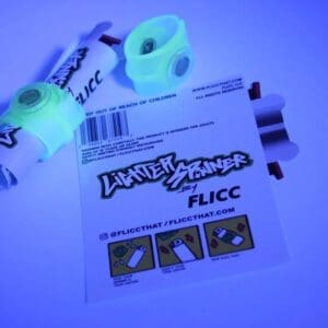 FLICC Glow In The Dark Lighter Fidget Spinner | BluntPark.com