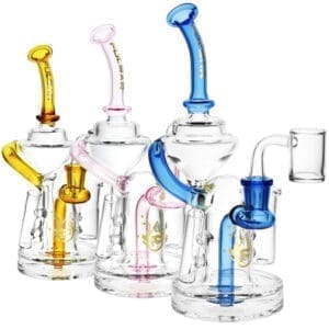 Pulsar All in One Station Dab Rig V3 | 9" | 14mm F (Colors Vary) | BluntPark.com