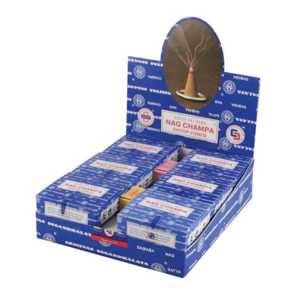 Satya Cone Incense - 12pk Display