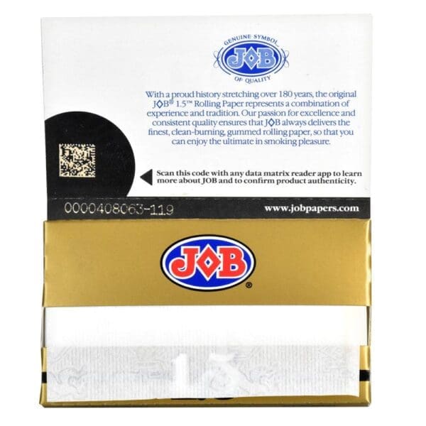 JOB 1.5 Gold Rolling Papers - Image 2