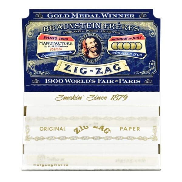 Zig-Zag White Single Wide Rolling Papers - Image 2