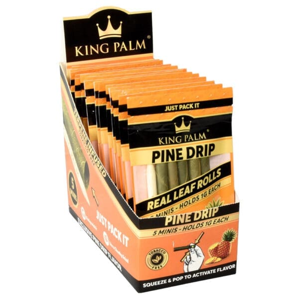 King Palm Wrap Pouches - 5pk / Mini - 15pc Display - Image 4