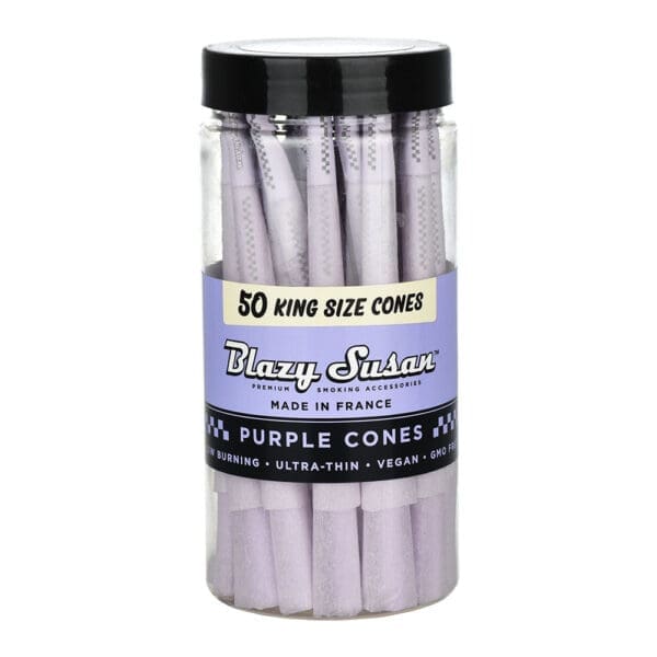 Blazy Susan Purple Pre-Rolled Cones | 50pk - Image 2