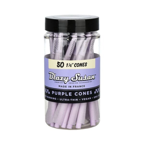 Blazy Susan Purple Pre-Rolled Cones | 50pk - Image 4