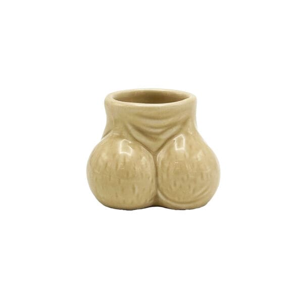 Lets Get Nuts Ceramic Shot Glass - 2oz - Image 2