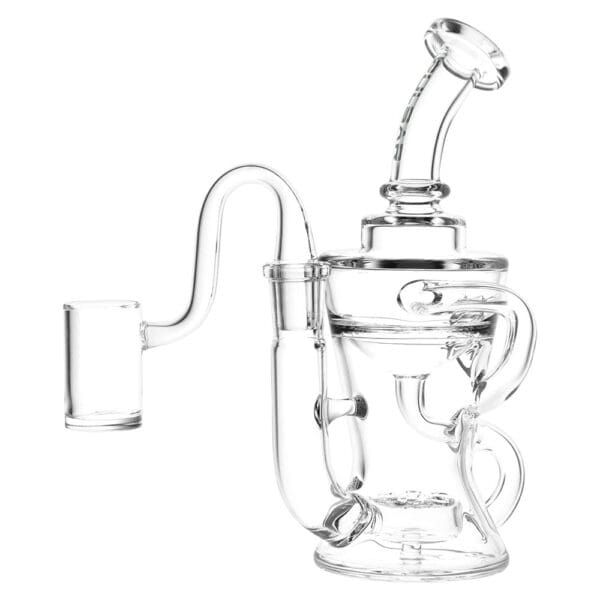 Pulsar Enchanted Double Chamber Recycler Rig - 7" / 14mm F / Clear - Image 2