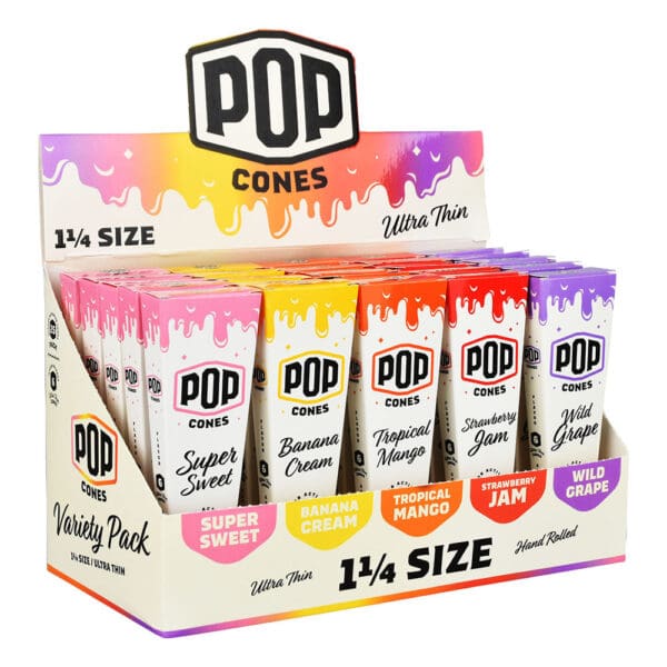 POP Cones Ultra Thin | Assorted Flavors | 25pc Display - Image 3