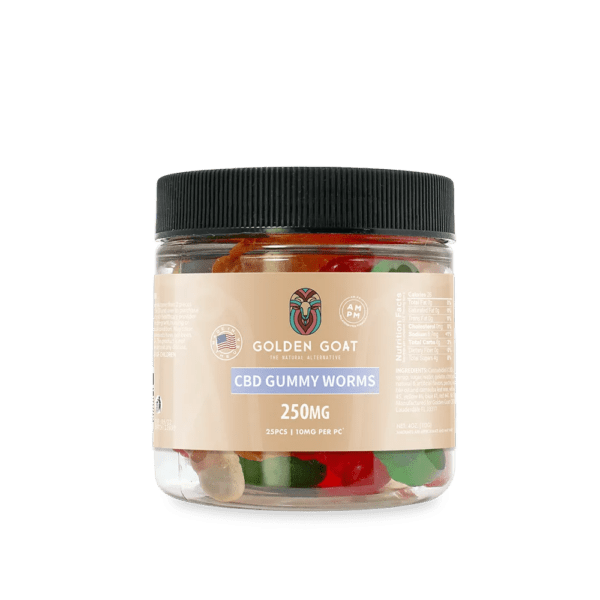 CBD Gummies 250MG - Clear Worms