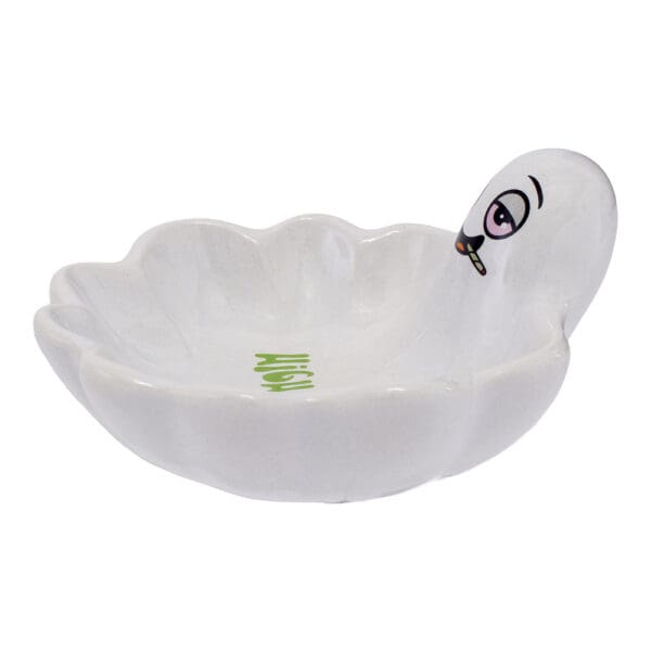 Fujima Ghosty High Spirits Ceramic Ashtray - 5.5"x5" - Image 2