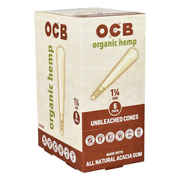 OCB Organic Hemp Cones | 24pc Display - Image 4