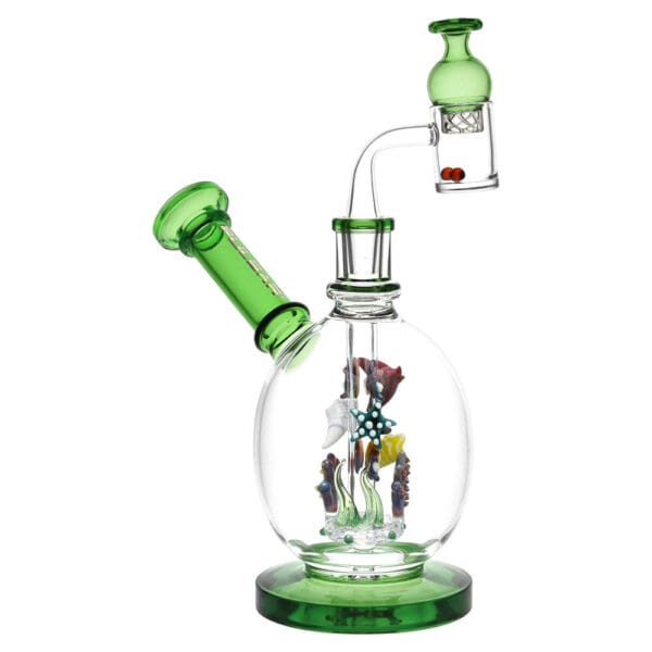 Pulsar Aquatic Fantasy Glass Dab Rig Set | 6.5" | 14mm F - Image 3