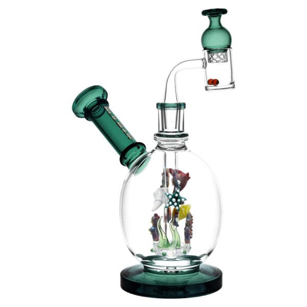 Pulsar Aquatic Fantasy Glass Dab Rig Set | 6.5" | 14mm F - Image 5